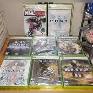 8 NEW SEALED GAME LOT Microsoft Xbox 360